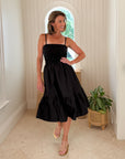 KASIA Cosmos Midi Dress Black