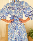 SHERIDAN FRENCH The Every Body Dress Navy Jardin
