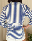 LADY CAPTAIN Captain Shirt Blue Stripe