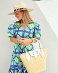 SHERIDAN FRENCH Margot Dress Navy Picnic