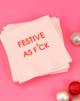Festive As F*ck Holiday Cocktail Napkins