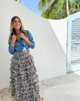 LOLA AUSTRALIA Valentina Skirt Starburst Latte