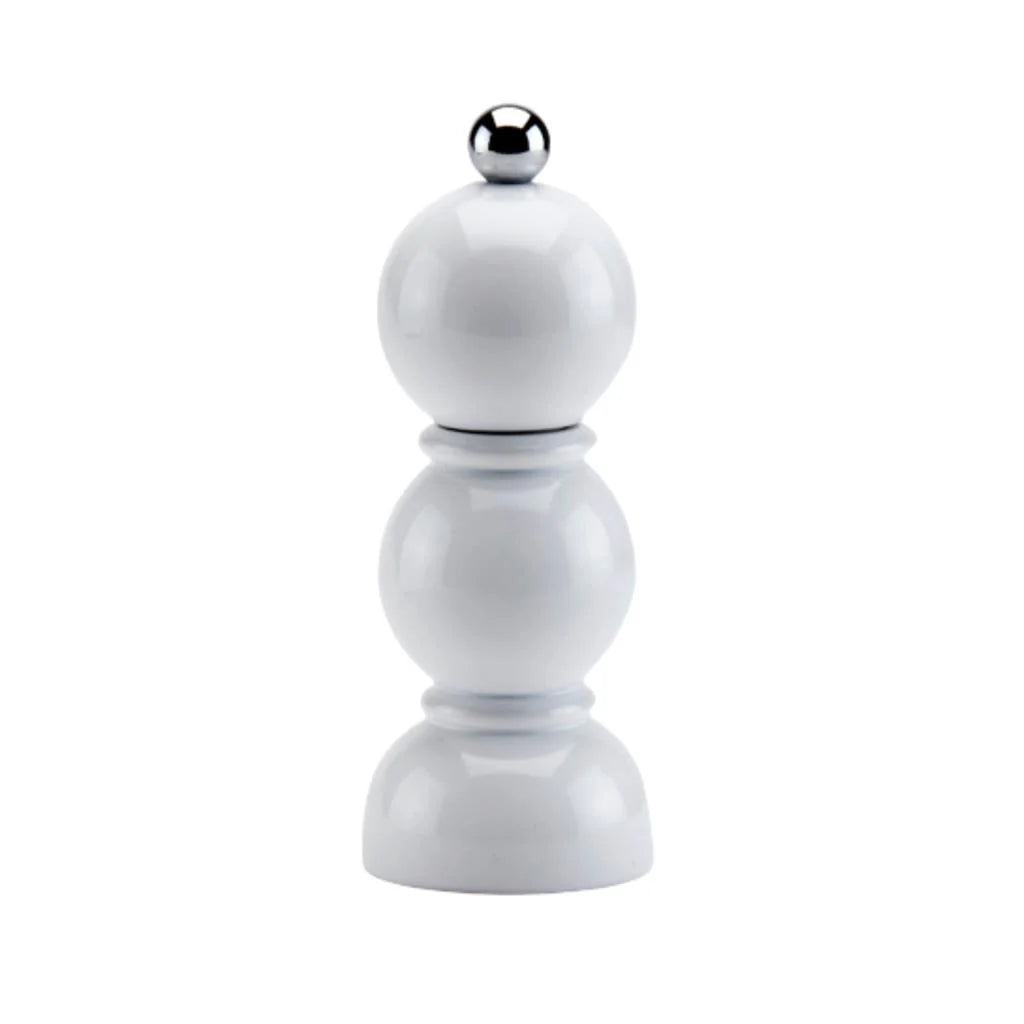 ADDISON ROSS Mini Bobbins Salt & Pepper Mill White