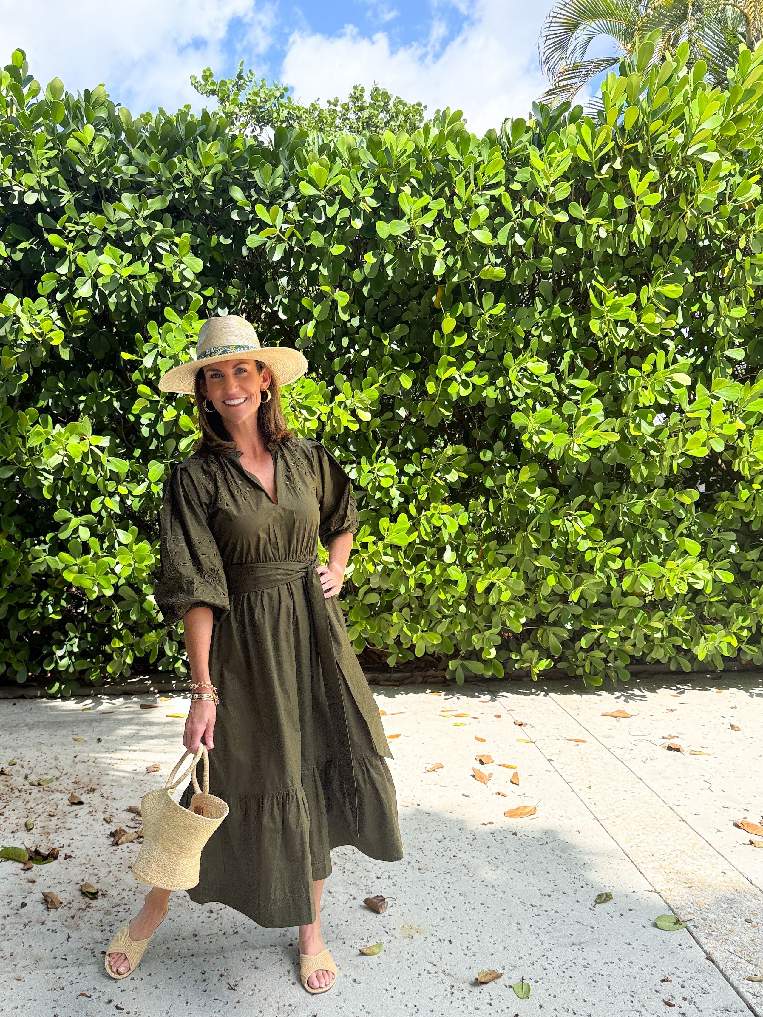 BELLA TU Becca Dress Loden Green