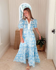 SHERIDAN FRENCH Margot Dress Sky Jardin