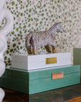 ADDISON ROSS Green Shagreen Gold Box
