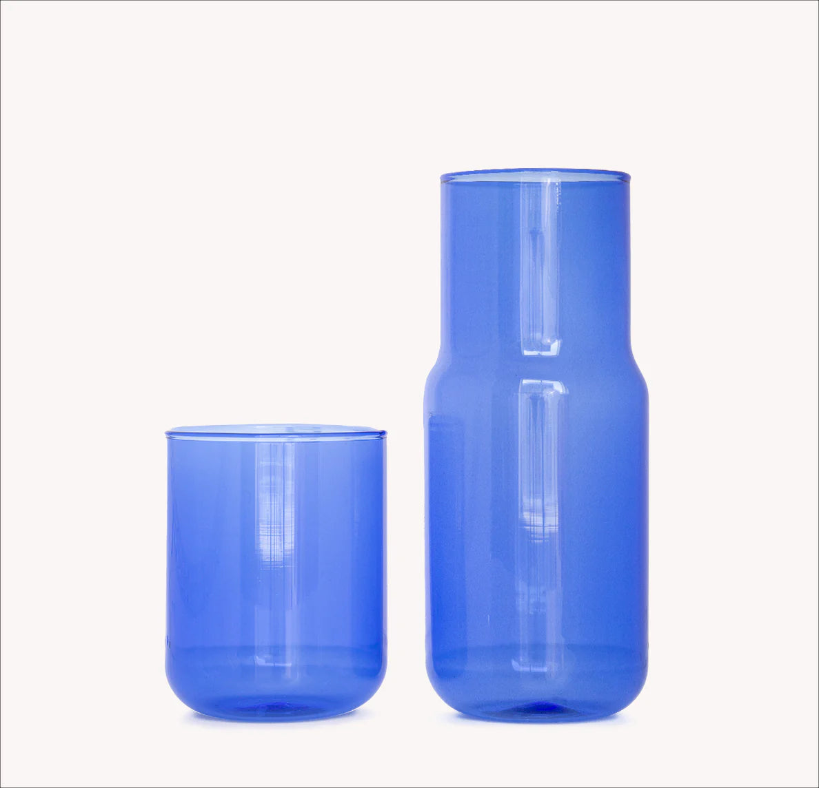 Tinted Glass Carafe Pool