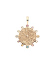 JANE WIN HOPE Petite Embellished Coin Beaded Satellite Chain