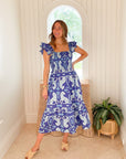 SHERIDAN FRENCH Charlotte Dress Lapis Prowess