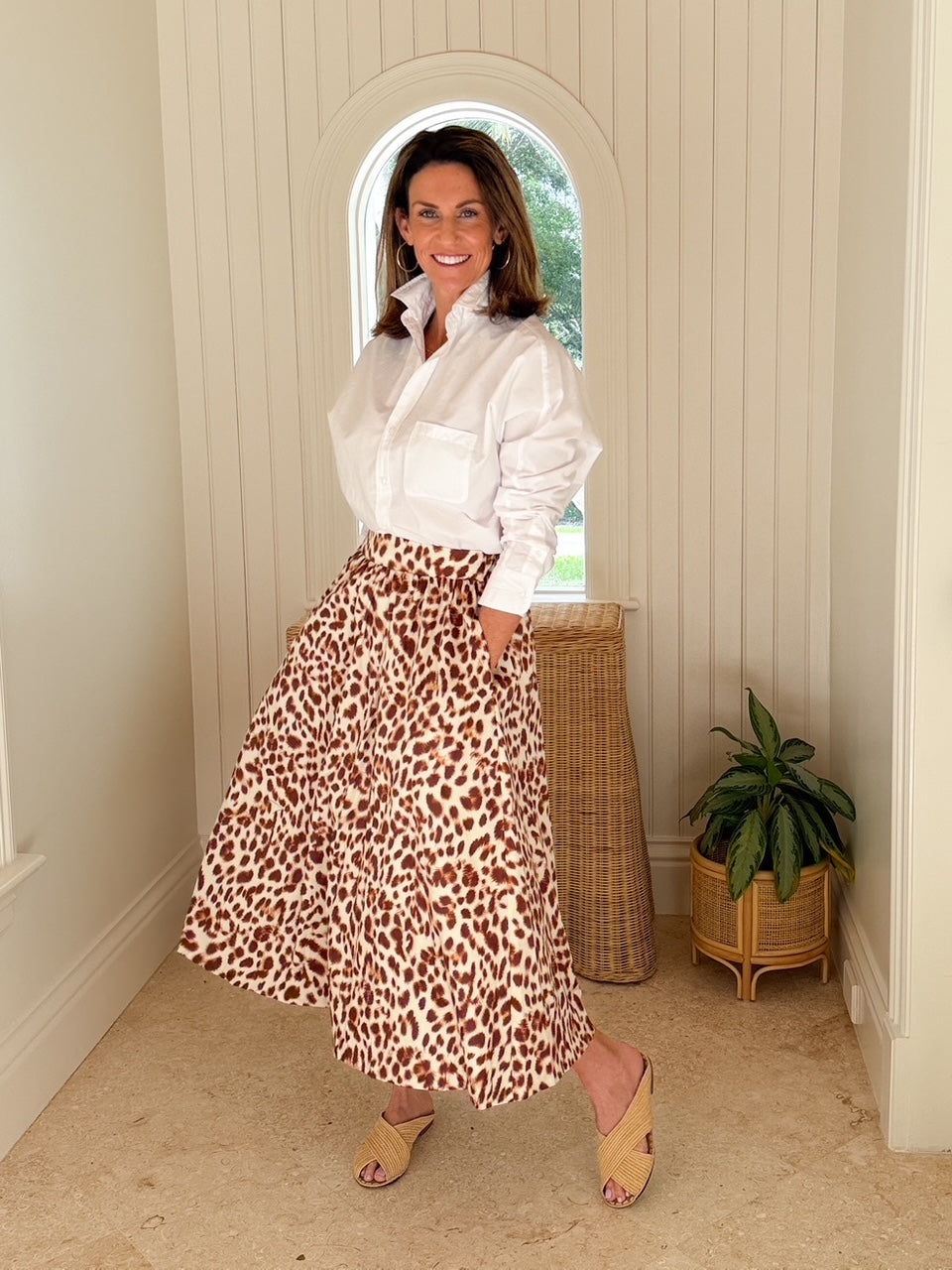PROSPERINA Erica Midi Skirt Untamed