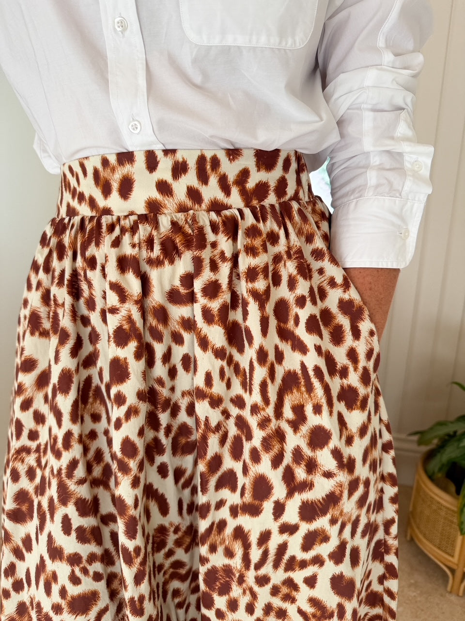 PROSPERINA Erica Midi Skirt Untamed