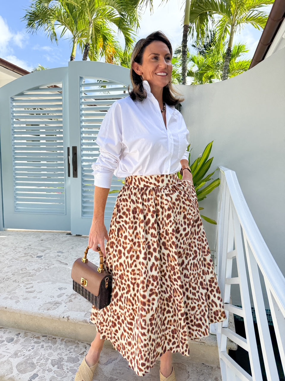 PROSPERINA Erica Midi Skirt Untamed