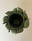 Medium Green Fruit Vase