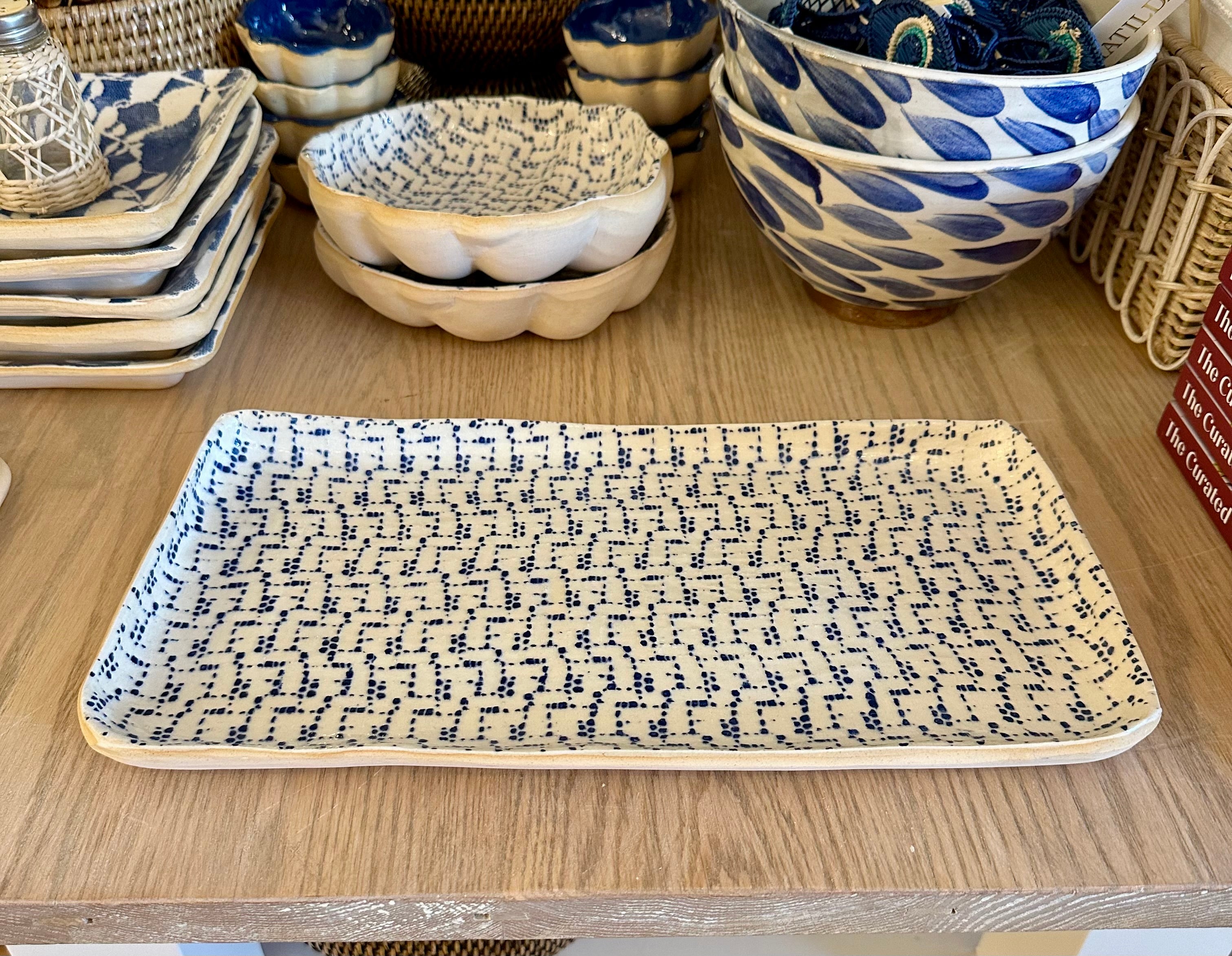 Tasting Tray Maze Cobalt