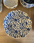 Large Scallop Bowl Aspen Cobalt