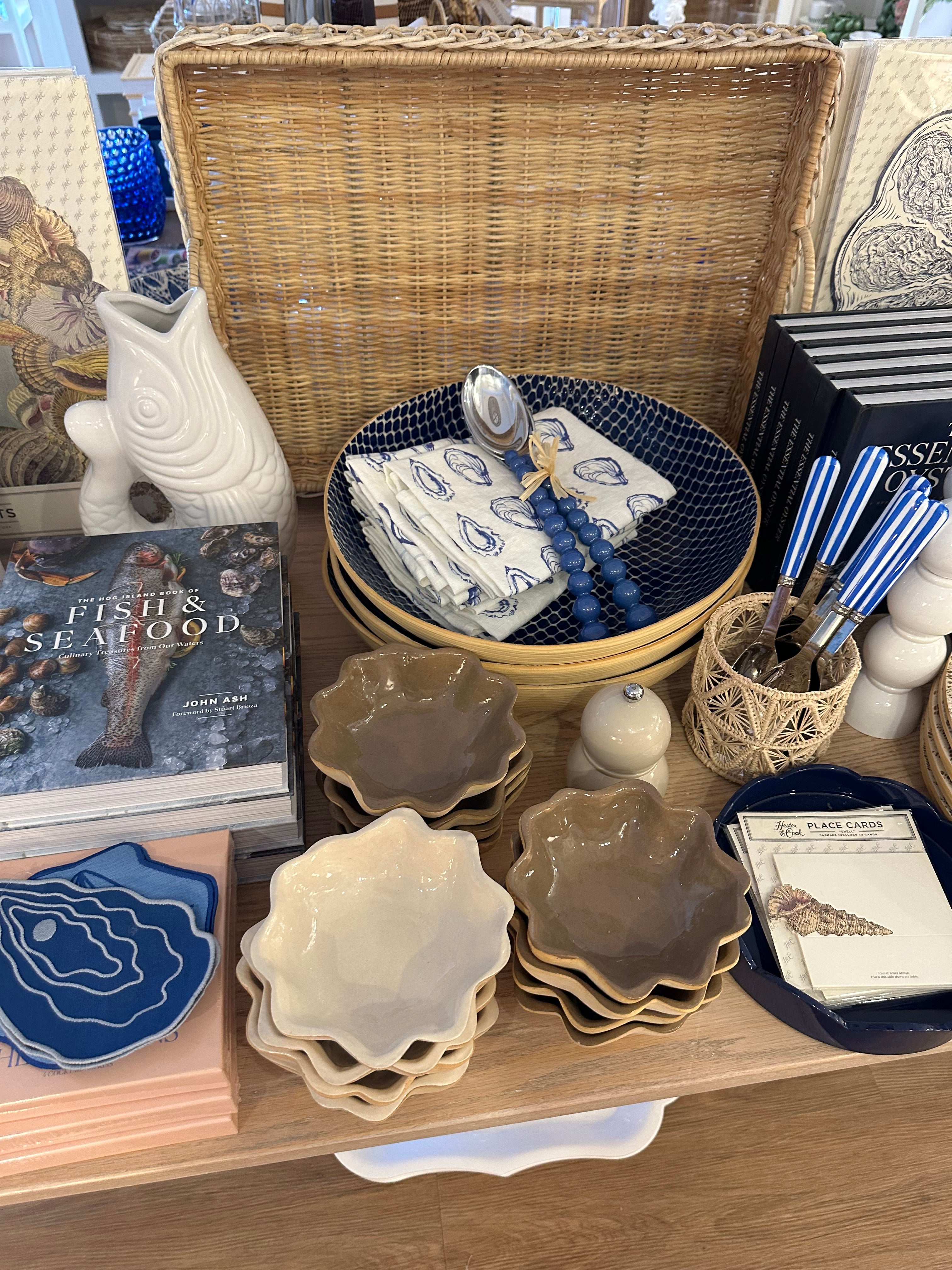 Mini Scallop Cobalt Bowl