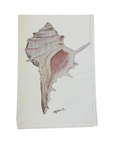 Flour Sack Towel Conch Shell