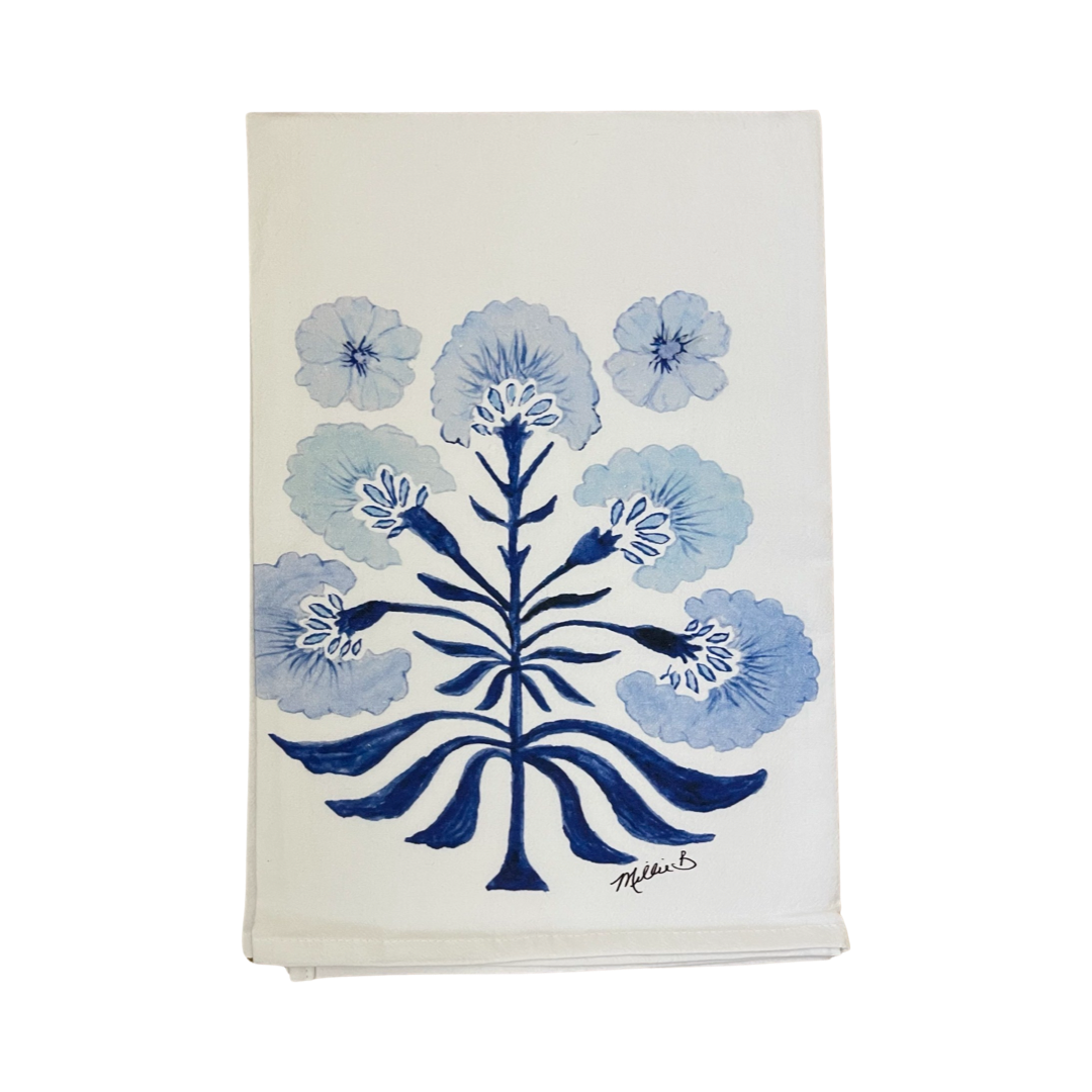 Flour Sack Towel Poppy With Love