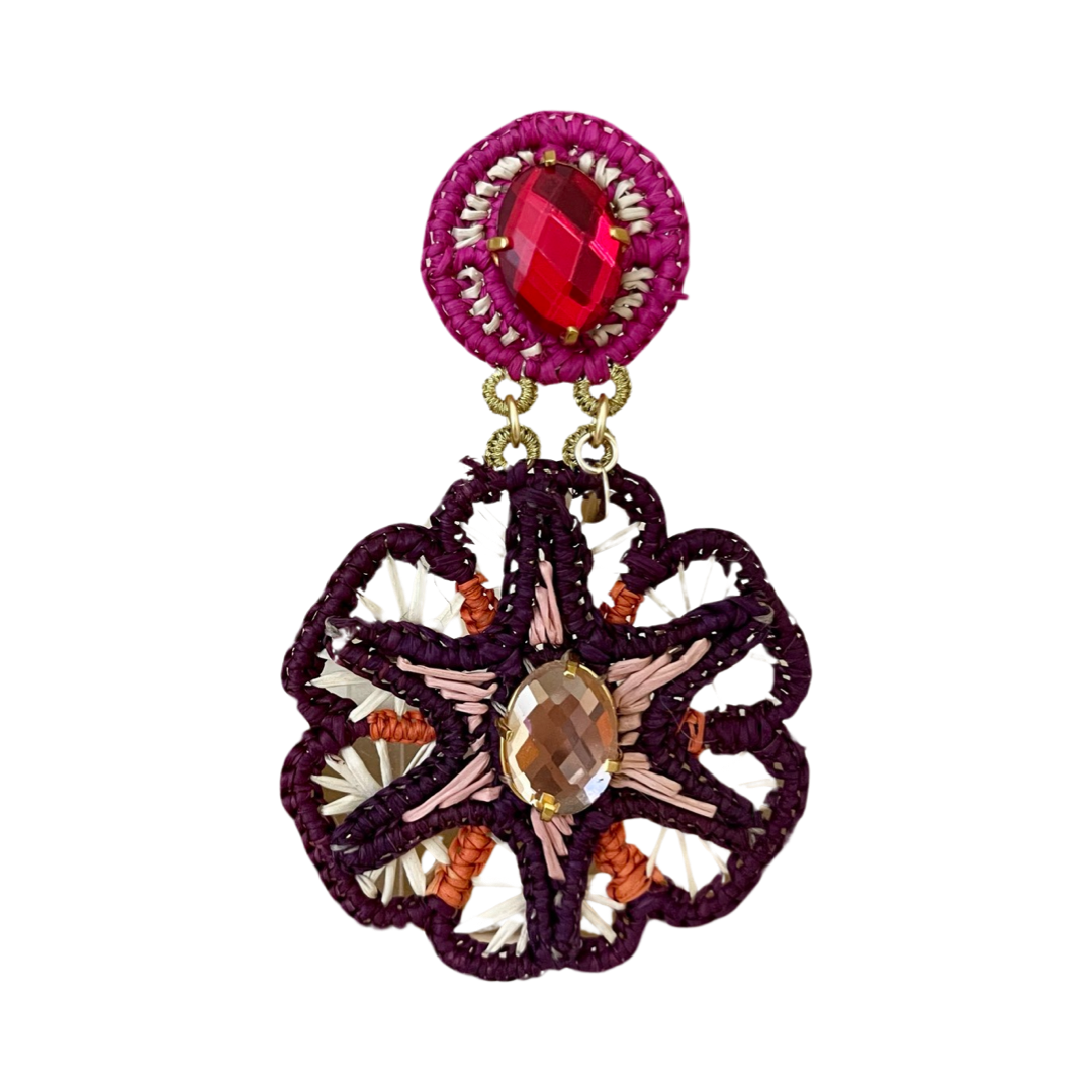 MERCEDES SALAZAR Harmony Raffia Earrings
