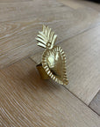 CORAZON NAPKIN RING GOLD STRIPE - SET/4