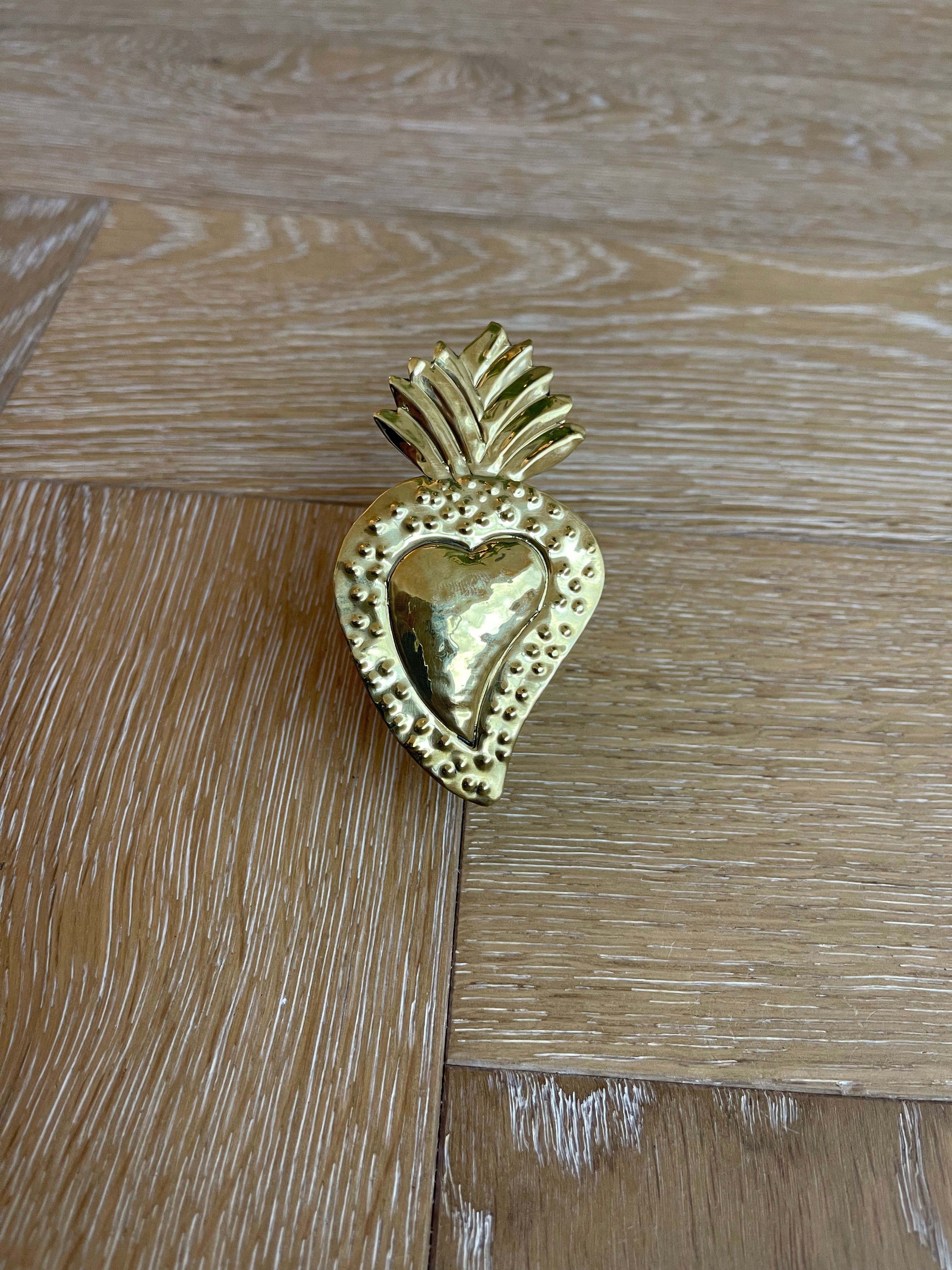CORAZON NAPKIN RING GOLD DOT - SET/4
