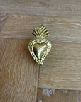 CORAZON NAPKIN RING GOLD DOT - SET/4