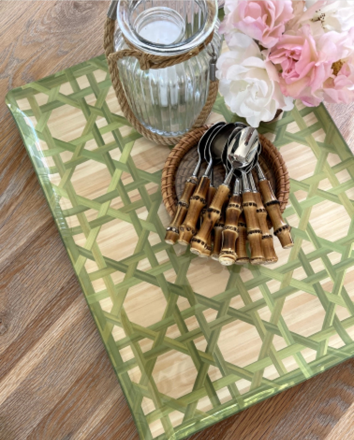 Versailles Serving Tray Green