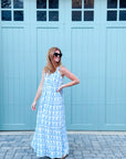 FINAL SALE DANA SMALL DESIGNS The Anywhere Dress Marrakech Tile Harbour