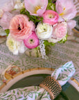 DANA SMALL DESIGNS Tablecloth 80" x 120" Flower Row Parakeet