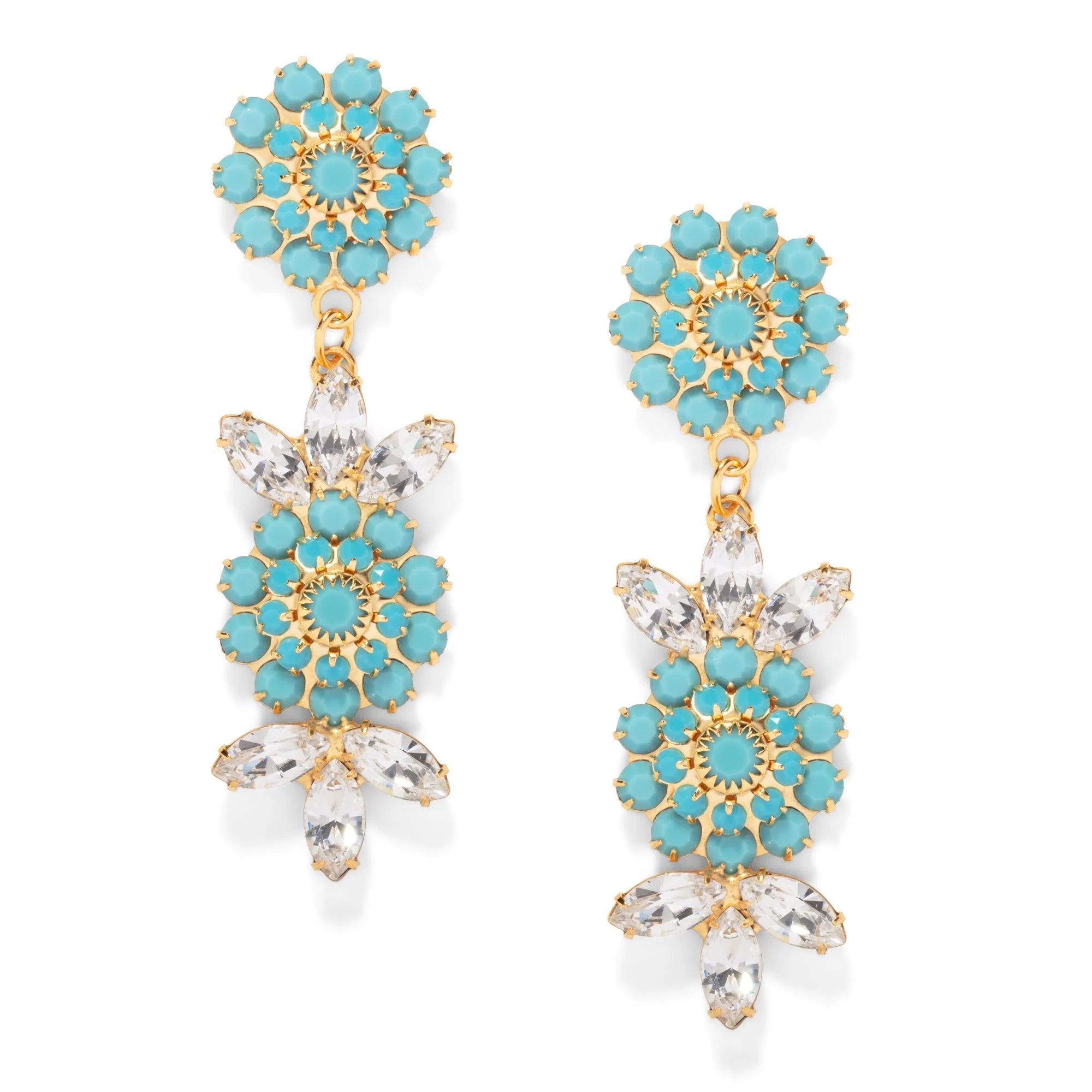 Pink Reef Elsa Earring in Turquoise