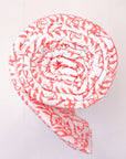 DANA SMALL DESIGNS Flower Row Quilt Tangerine