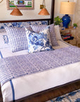 DANA SMALL DESIGNS Flower Row Quilt Marine