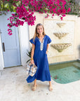 ROSE AND ROSE Deauville Dress French Blue