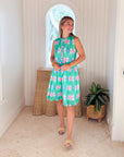 FINAL SALE BELLA TU Camden Sleeveless Dress Mint