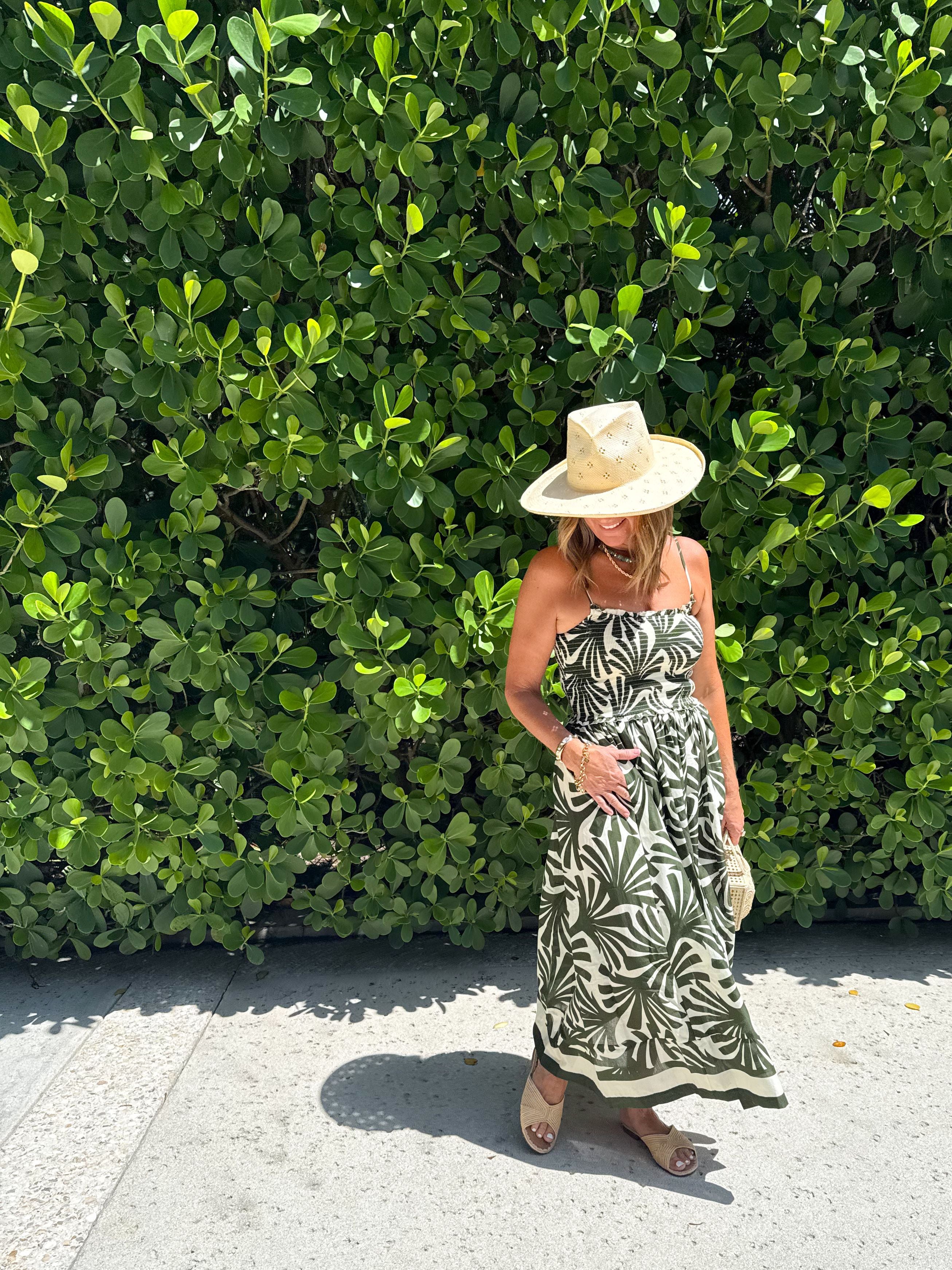 CARA CARA Carmen Dress Catalina Olive