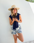 PROSPERINA Delaney Reversible Shorts Mod Blossom