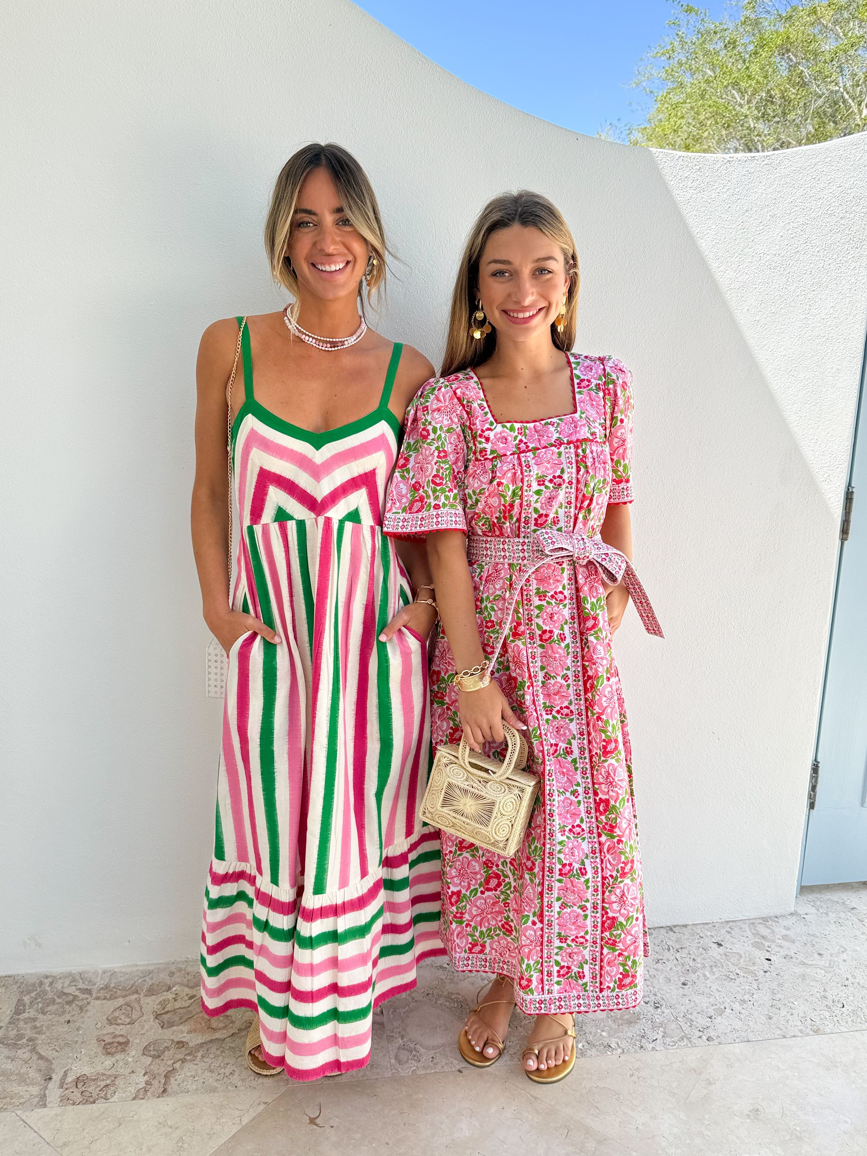 PINK CITY PRINTS Fleur Dress Sweet Hibiscus