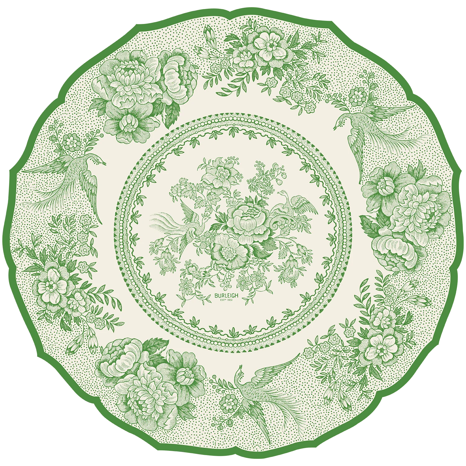 Asiatic Pheasants Placemat Green Set/12