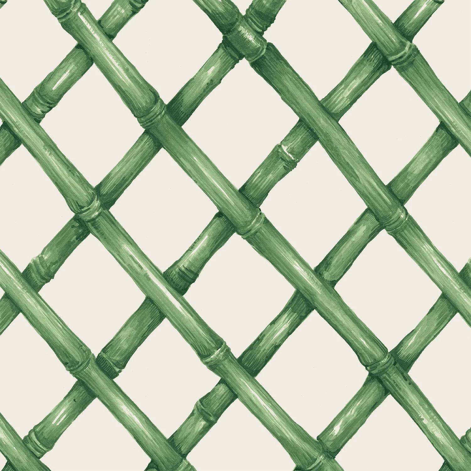 Green Lattice Cocktail Napkins Set/20