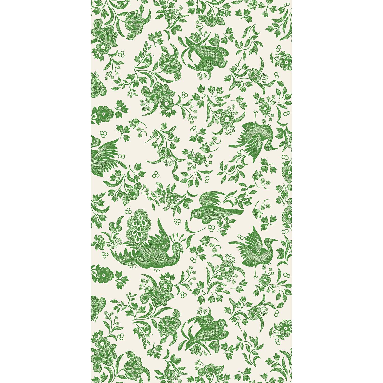Green Regal Peacock Guest Napkin-Set/16
