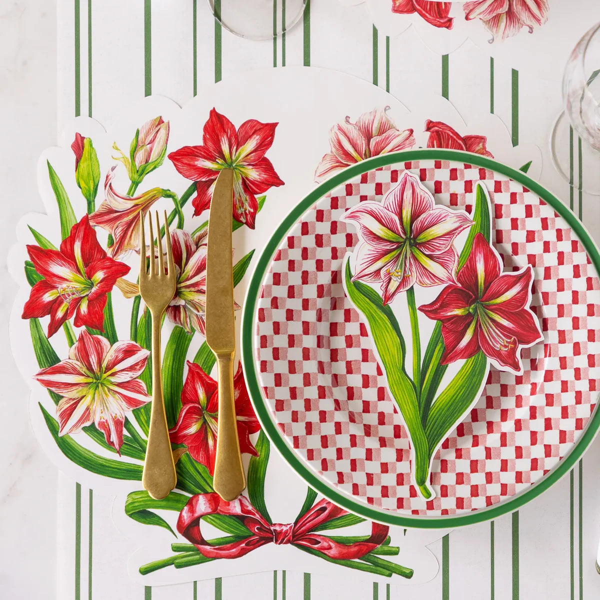 Amaryllis Table Accent-Set/12