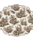 Die-cut Harvest Toile Frame Placemat