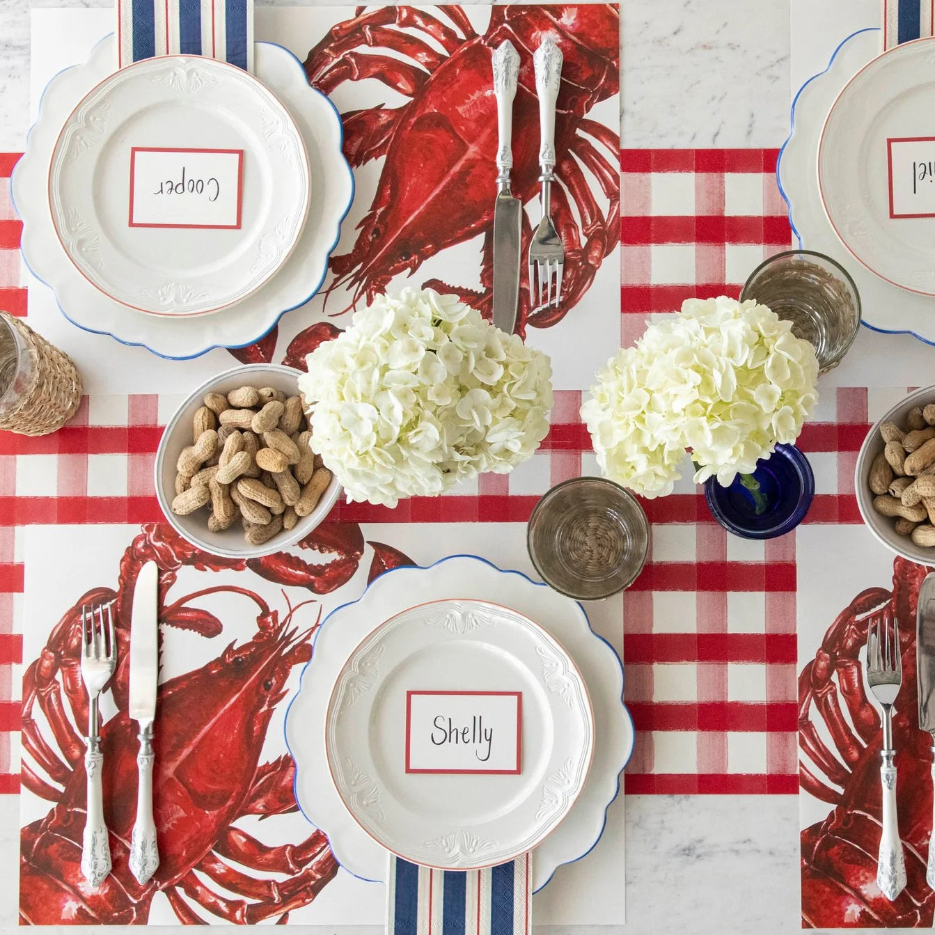 Red Frame Place Card -Set/12