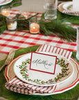 Red Frame Place Card -Set/12