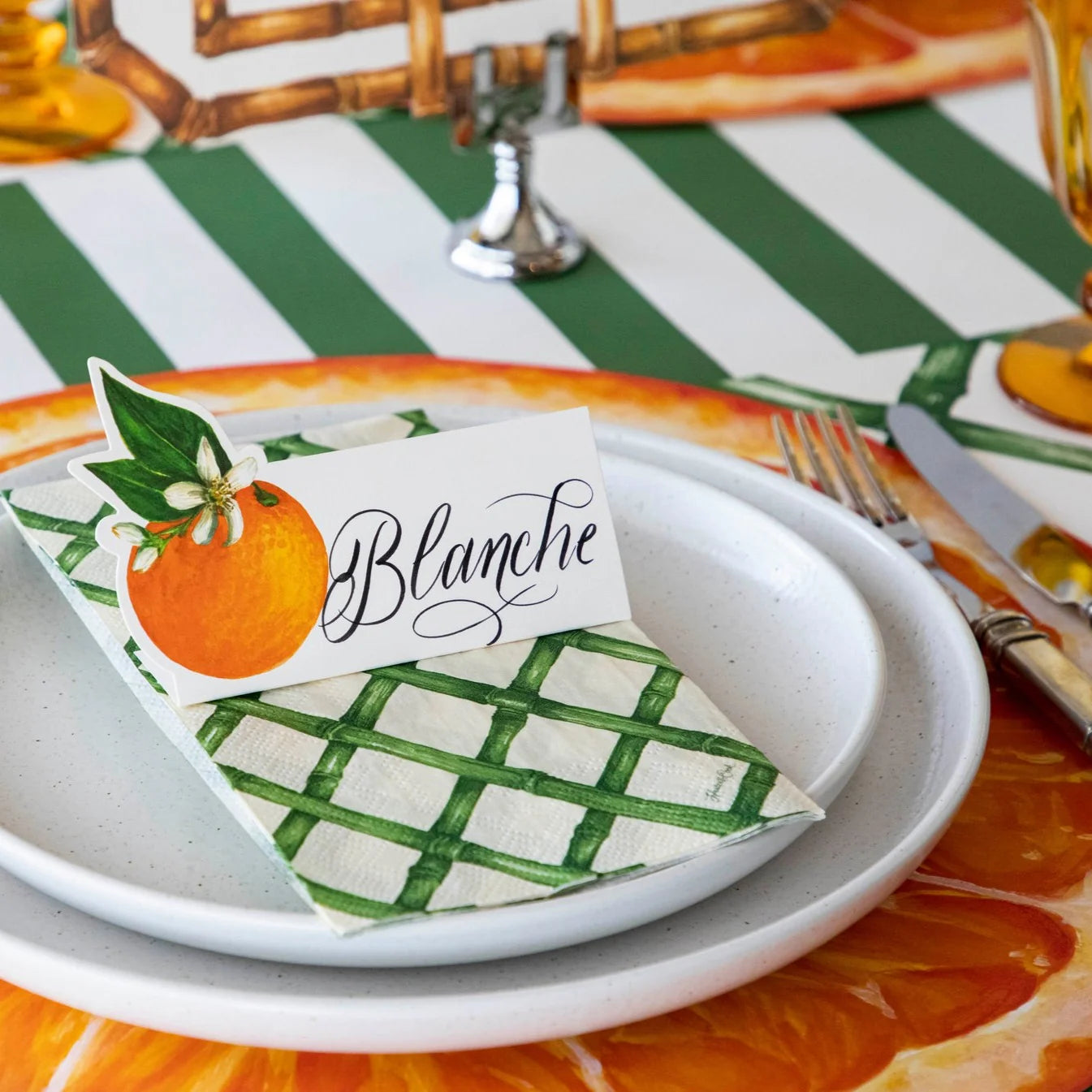 Orange Orchard Place Card Set/12