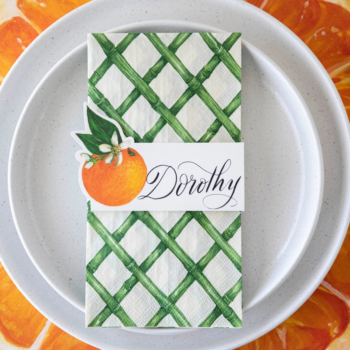 Orange Orchard Place Card Set/12