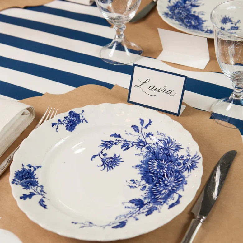 Navy Frame Place Card Set/12