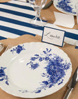 Navy Frame Place Card Set/12