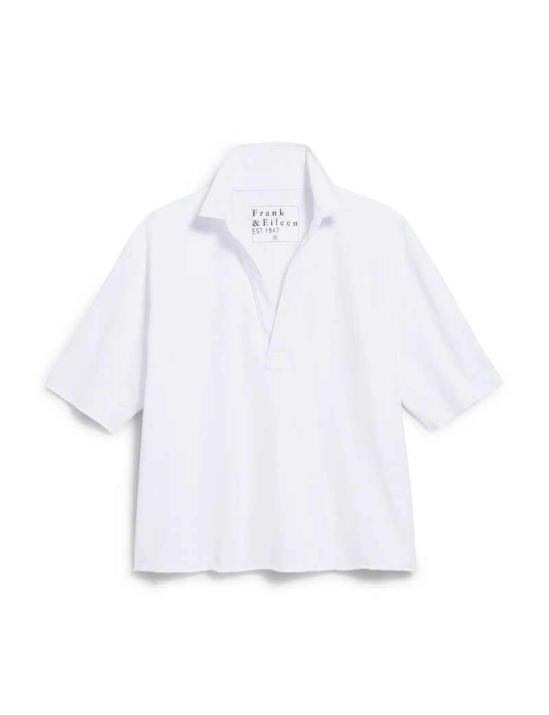 FRANK & EILEEN Patty Popover White