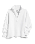 FRANK & EILEEN Patrick Popover White Fleece